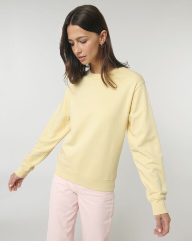Matcher - Das Rundhals-Unisex-Sweatshirt aus French Terry - Butter - XS bedrucken, Art.-Nr. STSU799C078XS Matcher - Das Rundhals-Unisex-Sweatshirt aus French Terry - Butter - XS bedrucken, Art.-Nr. STSU799C078XS