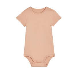 Baby Body - Kurzärmliger Baby-Body - Fraiche Peche - 18-24 m/86-92cm bedrucken, Art.-Nr. STUB103C101B4
