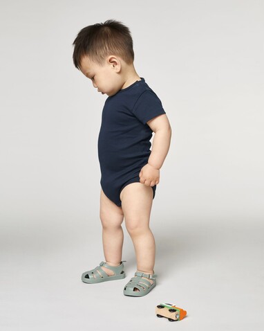 Baby Body - Der kurzärmelige Baby-Body - French Navy - 9-12 m/74-80cm bedrucken, Art.-Nr. STUB103C727B9 Baby Body - Der kurzärmelige Baby-Body - French Navy - 9-12 m/74-80cm bedrucken, Art.-Nr. STUB103C727B9