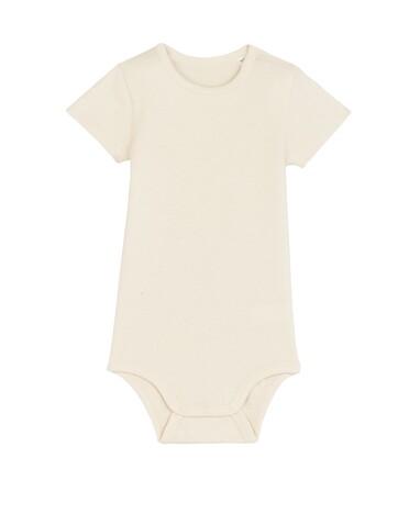 Baby Body - Der kurzärmelige Baby-Body - Natural Raw - 0-3 m/56-62cm bedrucken, Art.-Nr. STUB103C054B6