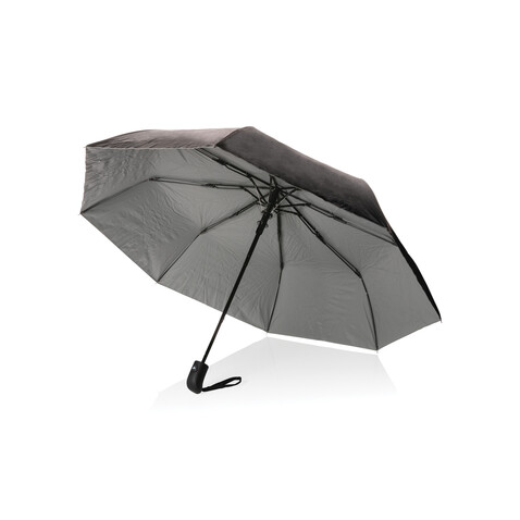 21&quot; Impact AWARE™ RPET 190T Pongee Bi-Color Mini-Schirm silber bedrucken, Art.-Nr. P850.552