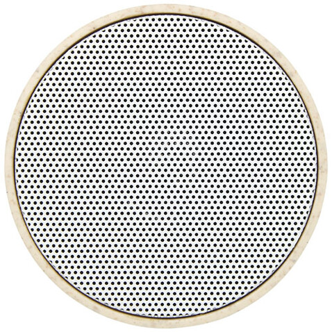 Kikai Bluetooth®-Lautsprecher aus Weizenstroh, beige bedrucken, Art.-Nr. 12413802