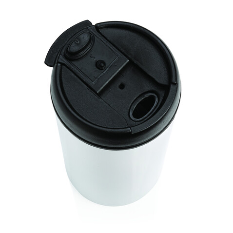 Metro Becher Becher aus RCS recyceltem Stainless-Steel weiß bedrucken, Art.-Nr. P435.043