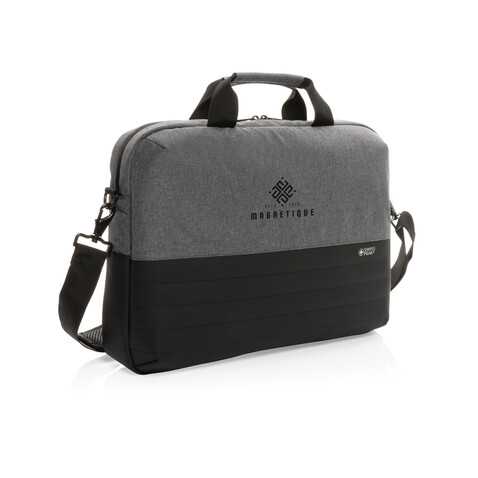 Swiss Peak AWARE™ RFID 15,6&quot; Laptoptasche grau bedrucken, Art.-Nr. P763.122