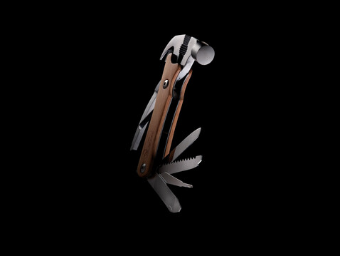 Hammer-Tool aus Holz braun bedrucken, Art.-Nr. P221.209