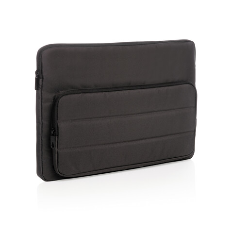 Impact AWARE™ RPET 15,6&quot; Laptop-Sleeve schwarz bedrucken, Art.-Nr. P788.031