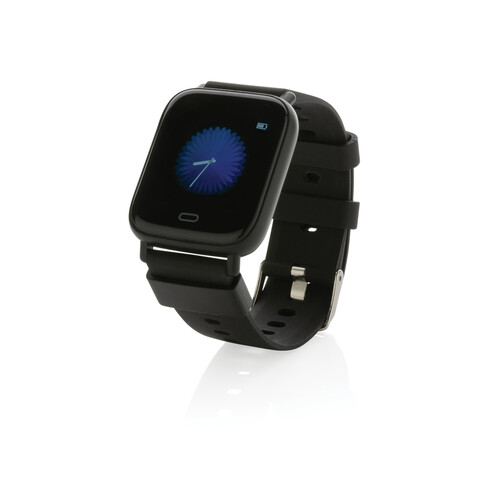 Fit Watch aus RCS recyceltem TPU schwarz bedrucken, Art.-Nr. P330.891