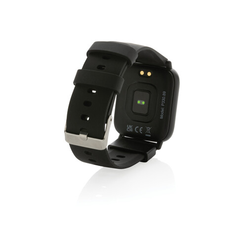 Fit Watch aus RCS recyceltem TPU schwarz bedrucken, Art.-Nr. P330.891