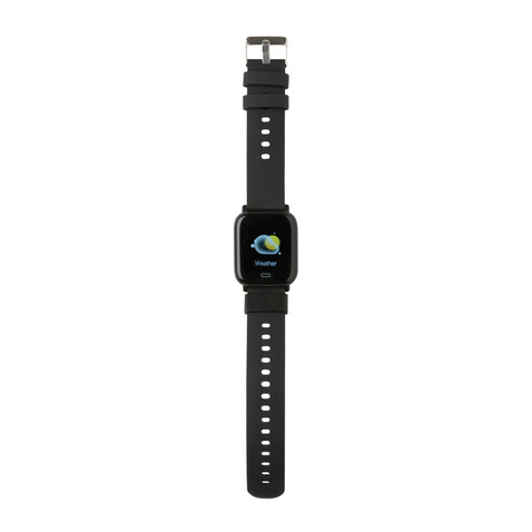 Fit Watch aus RCS recyceltem TPU schwarz bedrucken, Art.-Nr. P330.891