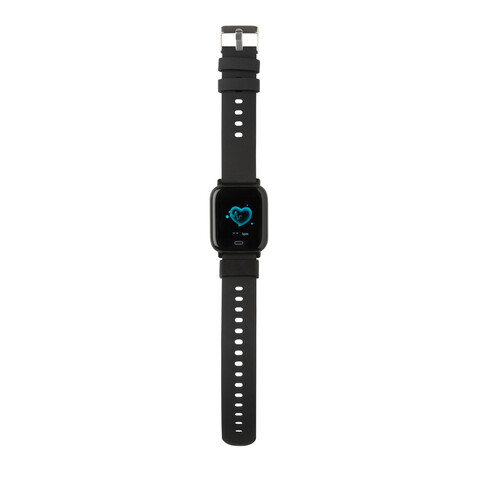 Fit Watch aus RCS recyceltem TPU schwarz bedrucken, Art.-Nr. P330.891