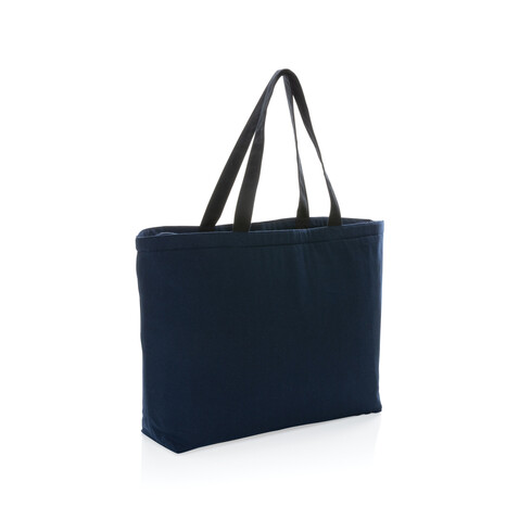 Impact Aware™ 285g/m² große, ungefärbte Rcanvas-Kühltasche navy blau bedrucken, Art.-Nr. P422.489