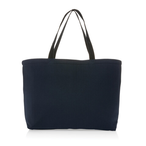 Impact Aware™ 285g/m² große, ungefärbte Rcanvas-Kühltasche navy blau bedrucken, Art.-Nr. P422.489