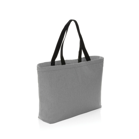 Impact Aware™ 285g/m² große, ungefärbte Rcanvas-Kühltasche grau bedrucken, Art.-Nr. P422.482