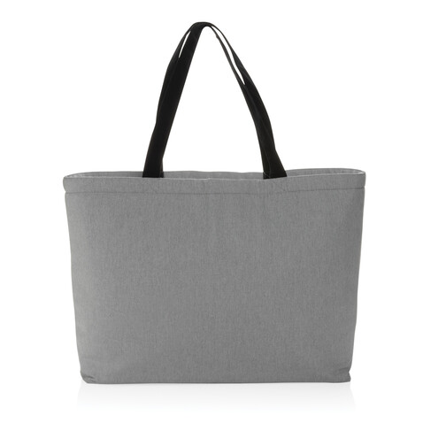 Impact Aware™ 285g/m² große, ungefärbte Rcanvas-Kühltasche grau bedrucken, Art.-Nr. P422.482