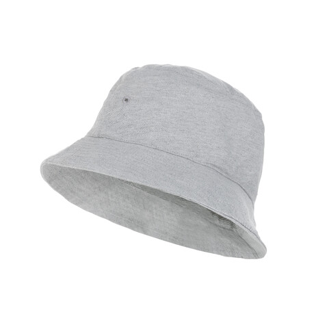 Impact AWARE™ 285g/m² ungefärbter rCanvas-OneSize-Fischerhut grau bedrucken, Art.-Nr. P453.082