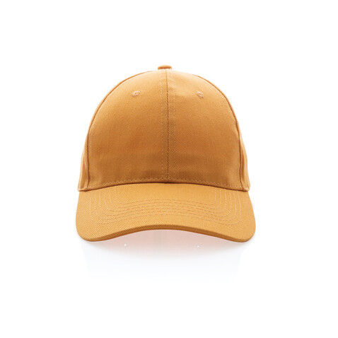 Impact 6 Panel Kappe aus 280gr rCotton mit AWARE™ Tracer sundial orange bedrucken, Art.-Nr. P453.468