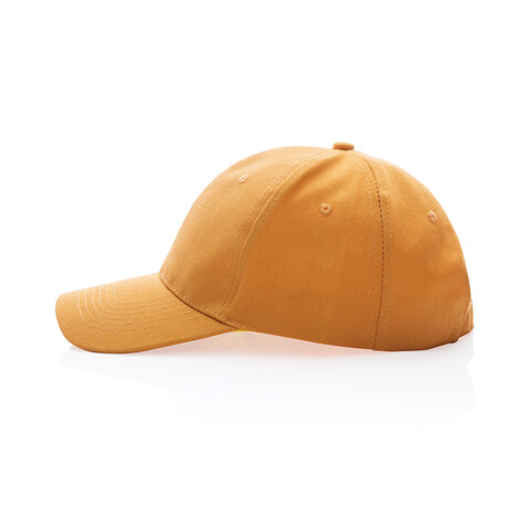 Impact 6 Panel Kappe aus 280gr rCotton mit AWARE™ Tracer sundial orange bedrucken, Art.-Nr. P453.468