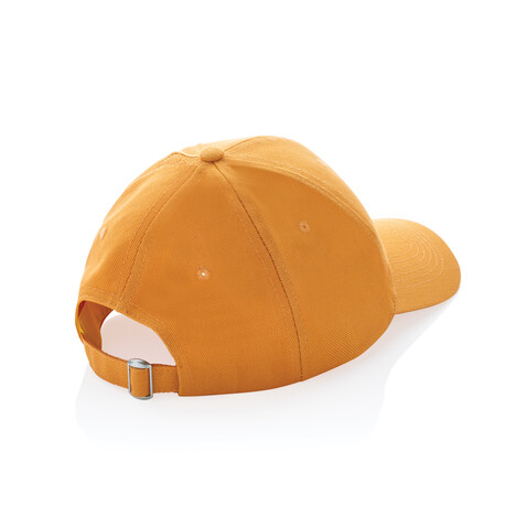 Impact 6 Panel Kappe aus 280gr rCotton mit AWARE™ Tracer sundial orange bedrucken, Art.-Nr. P453.468