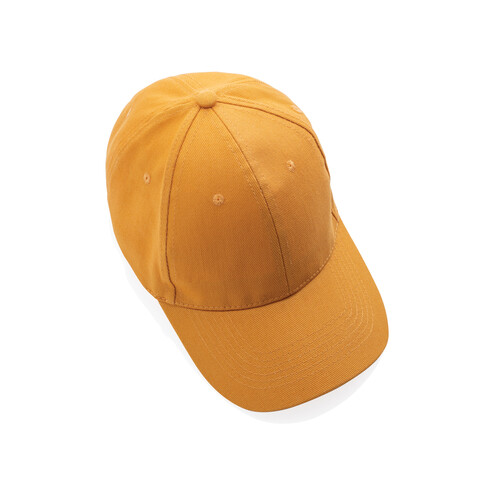 Impact 6 Panel Kappe aus 280gr rCotton mit AWARE™ Tracer sundial orange bedrucken, Art.-Nr. P453.468