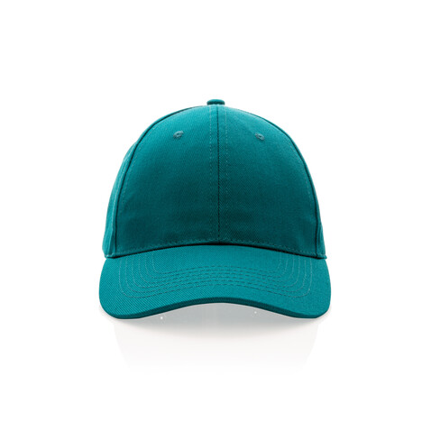 Impact 6 Panel Kappe aus 280gr rCotton mit AWARE™ Tracer verdigris bedrucken, Art.-Nr. P453.467