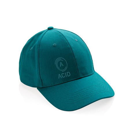 Impact 6 Panel Kappe aus 280gr rCotton mit AWARE™ Tracer verdigris bedrucken, Art.-Nr. P453.467