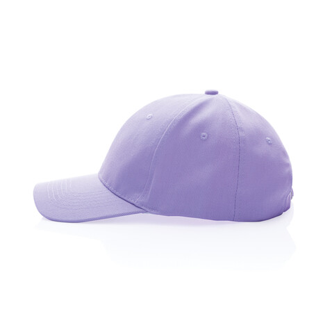 Impact 6 Panel Kappe aus 280gr rCotton mit AWARE™ Tracer lavender bedrucken, Art.-Nr. P453.460