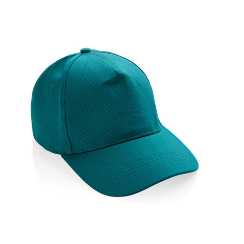 Impact 5 Panel Kappe aus 280gr rCotton mit AWARE™ Tracer verdigris bedrucken, Art.-Nr. P453.477