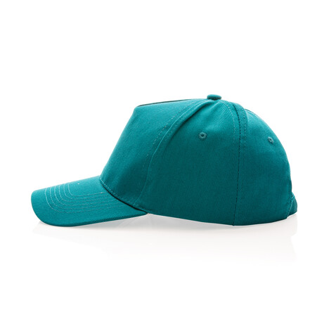 Impact 5 Panel Kappe aus 280gr rCotton mit AWARE™ Tracer verdigris bedrucken, Art.-Nr. P453.477
