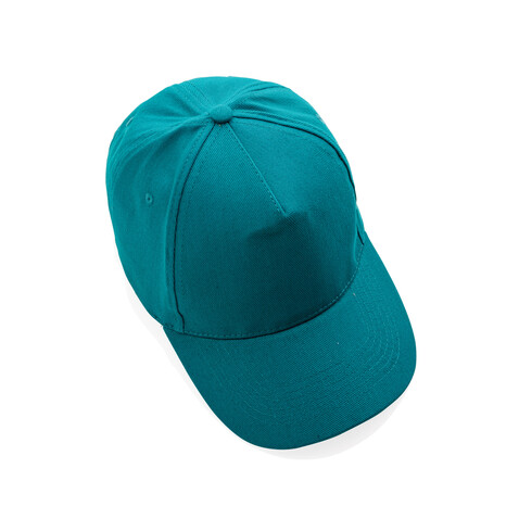 Impact 5 Panel Kappe aus 280gr rCotton mit AWARE™ Tracer verdigris bedrucken, Art.-Nr. P453.477
