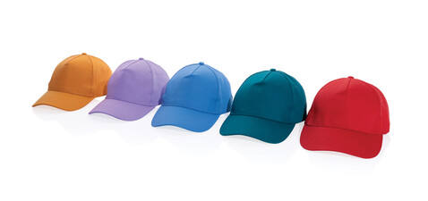 Impact 5 Panel Kappe aus 280gr rCotton mit AWARE™ Tracer verdigris bedrucken, Art.-Nr. P453.477