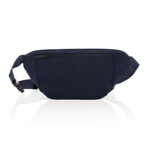 Impact Aware™ 285g/m² ungefärbte rCanvas-Gürteltasche navy blau bedrucken, Art.-Nr. P730.075