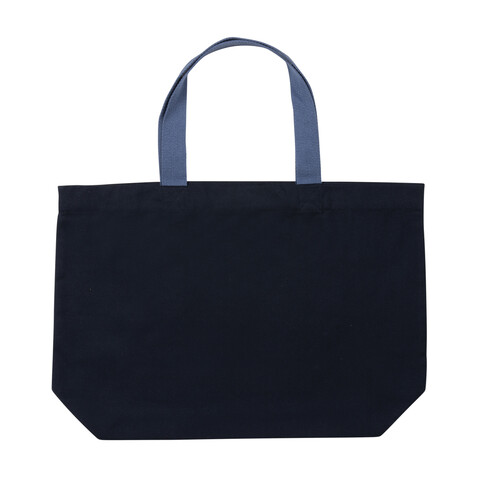 Impact Aware™ 240g/m² große Tasche aus rCanvas, ungefärbt navy blau bedrucken, Art.-Nr. P762.955