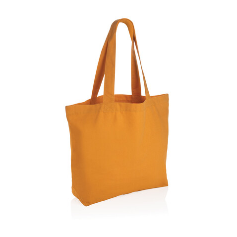 Impact Aware™ 240g/m² rCanvas Shopper mit Tasche sundial orange bedrucken, Art.-Nr. P762.978