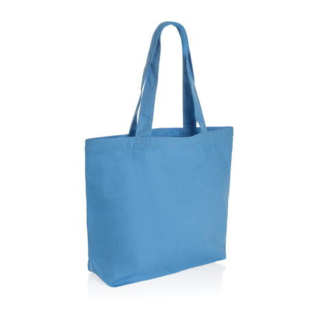 Impact Aware™ 240g/m² rCanvas Shopper mit Tasche tranquil blue bedrucken, Art.-Nr. P762.975