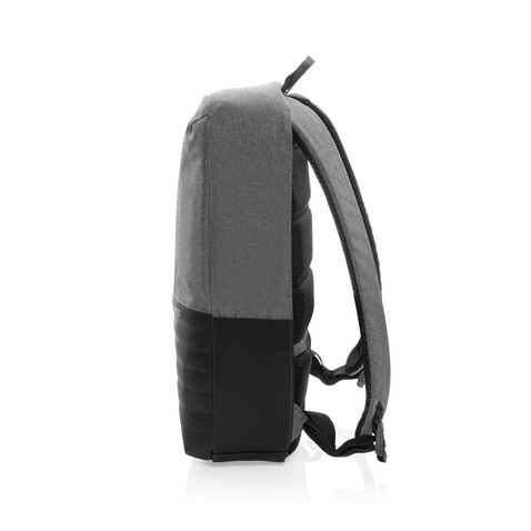 Swiss Peak AWARE™ Anti-Theft-RFID 15.6&quot;-Laptop-Rucksack grau bedrucken, Art.-Nr. P763.132
