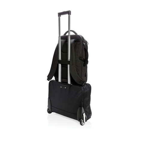 Swiss Peak AWARE™ XXL Wochenend-Reiserucksack schwarz bedrucken, Art.-Nr. P763.141