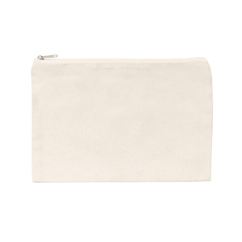 Impact Aware™ 285g/m² Stifte-Etui aus ungefärbtem Canvas off white bedrucken, Art.-Nr. P820.770