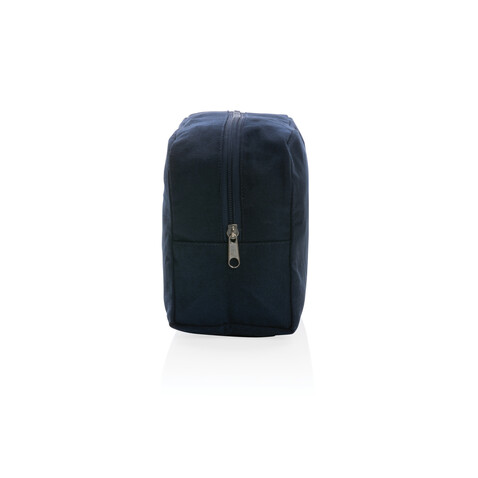 Impact Aware™ 285g/m² Kosmetiktasche aus ungefärbtem Canvas navy blau bedrucken, Art.-Nr. P820.785
