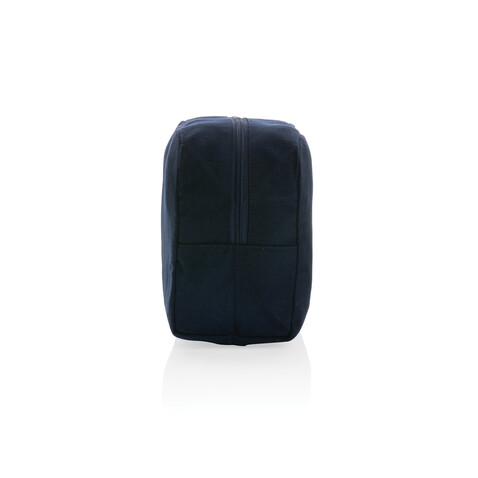 Impact Aware™ 285g/m² Kosmetiktasche aus ungefärbtem Canvas navy blau bedrucken, Art.-Nr. P820.785