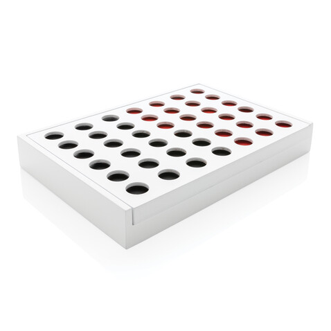 Connect Four Holzspiel weiß bedrucken, Art.-Nr. P940.243