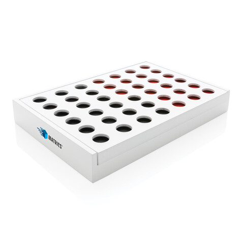 Connect Four Holzspiel weiß bedrucken, Art.-Nr. P940.243