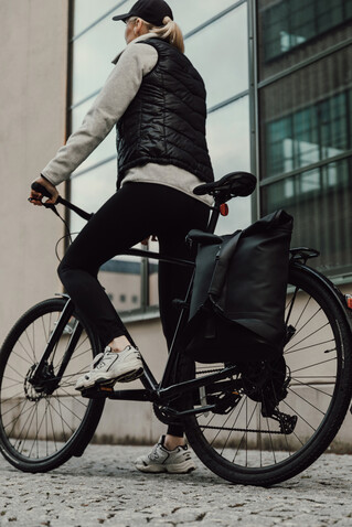 VINGA Baltimore Fahrradtasche schwarz bedrucken, Art.-Nr. 501819