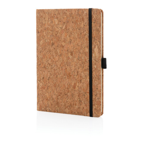 Kork Hardcover Notizbuch A5 braun bedrucken, Art.-Nr. P774.249