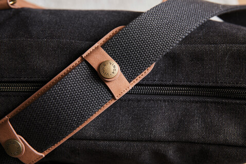 VINGA Bosler Computertasche aus RCS recyceltem Canvas schwarz bedrucken, Art.-Nr. 522319 VINGA Bosler Computertasche aus RCS recyceltem Canvas schwarz bedrucken, Art.-Nr. 522319