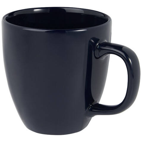 Moni 430 ml Keramiktasse, navy bedrucken, Art.-Nr. 10072755