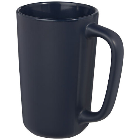 Perk 480 ml Keramiktasse, navy bedrucken, Art.-Nr. 10072855