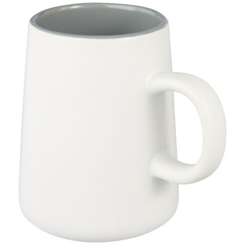 Joe 450 ml Keramiktasse, weiss bedrucken, Art.-Nr. 10072901