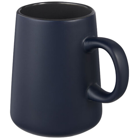 Joe 450 ml Keramiktasse, navy bedrucken, Art.-Nr. 10072955