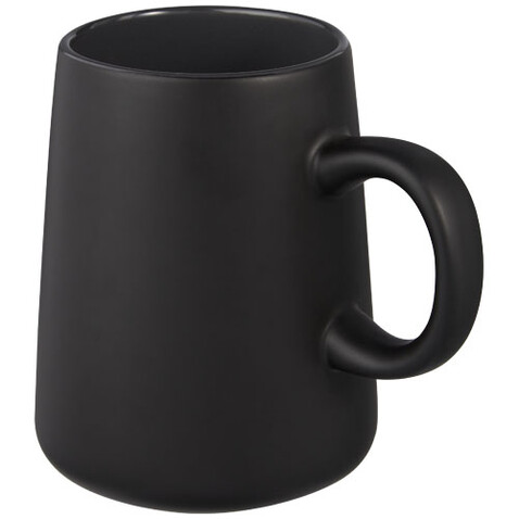 Joe 450 ml Keramiktasse, schwarz bedrucken, Art.-Nr. 10072990