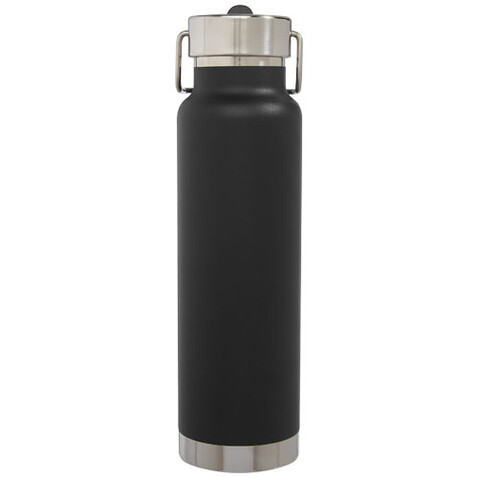 Thor 750 ml Kupfer-Vakuum Sportflasche mit Trinkhalm, schwarz bedrucken, Art.-Nr. 10073290 Thor 750 ml Kupfer-Vakuum Sportflasche mit Trinkhalm, schwarz bedrucken, Art.-Nr. 10073290